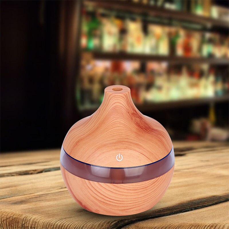 Wood Grain Humidifier Aroma Diffuser Atomizer USB Household Humidifier Hydrating Instrument Desktop Humidifier