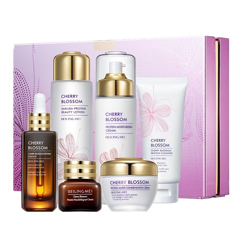 Nourishing and moisturizing skin care products essence Facial Cleanser 6-Piece Set Moisturizing Anti Wrinkle Moisturizing Skin C