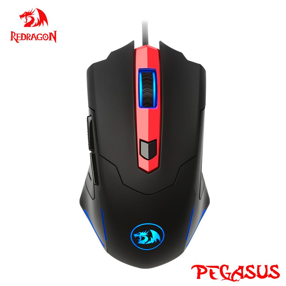 REDRAGON PEGASUS M705 RGB USB Wired Gaming Mouse 7200 DPI 7 buttons mice Programmable ergonomic For Computer PC Gamer Laptop
