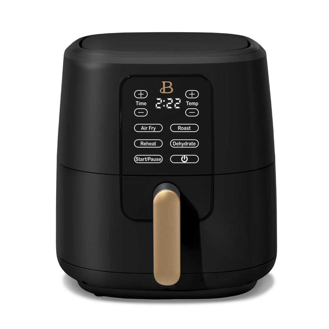 oil-free air fryer 6 Quart Touchscreen Air Fryer, Black Sesame by Drew Barrymore