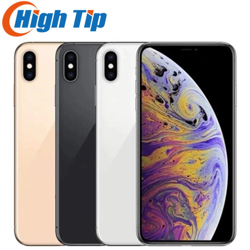 Apple iPhone XS MAX 5.8/6.5“” RAM 4GB ROM 64GB/256GB/512GB Smartphone Hexa Core IOS A12 Bionic NFC LTE 4G Unlocked Used Phone